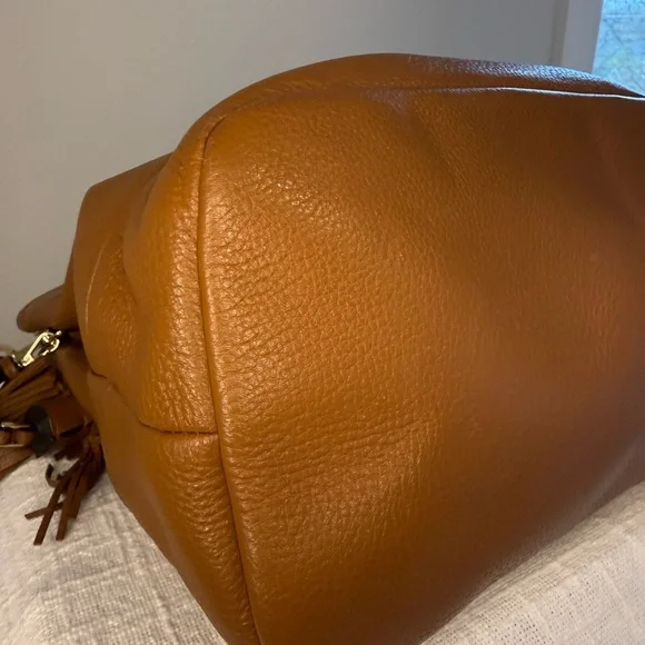 Michael Kors Kip Bucket Bag - Tan - Picture 11 of 14